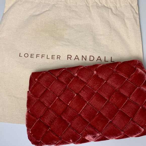 Loeffler Randall Aviva Woven Clutch - Pink - Picture 3 of 7